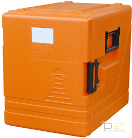 Termoport blu'box front 2xGN1/1-200 pomarańczowy