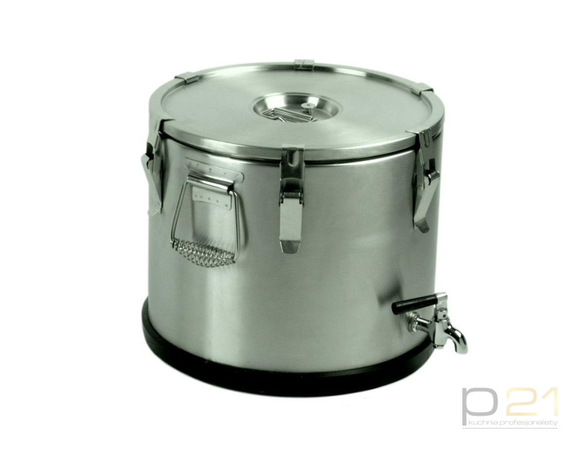 Termos stalowy - poj. 36 l (z kranem) Termos stalowy - poj. 36 l (z kranem)