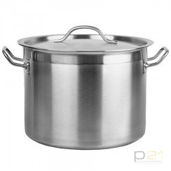 Garnek średni nierdzewny z pokrywką 6l śr.20 h20 Garnek średni nierdzewny z pokrywką 6l śr.20 h20