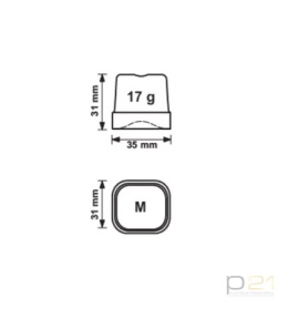 Kostkarka do lodu 38 kg/24h, 16 kg zasobnik, system myjący,chłodzenie powietrzem, NTF SL 70 R290