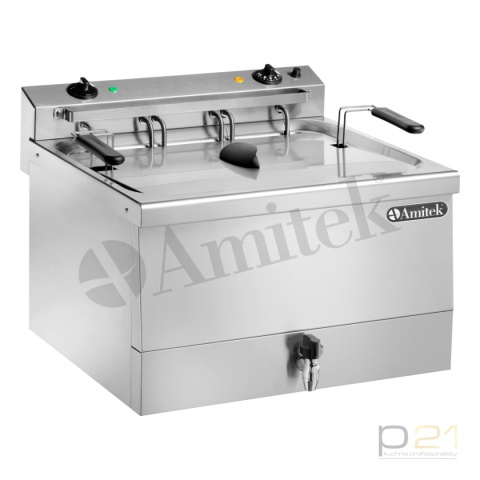 Frytownica elektryczna, 18l, nastawna, 9 kW, FC18, Amitek Frytownica elektryczna, 18l, nastawna, 9 kW, FC18, Amitek