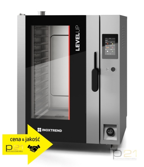 Piec konwekcyjno-parowy 11x GN1/1, sterowanie dotykowe, 16,4 kW, automatyczne mycie, Level-Up, Inoxtrend