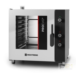 Piec konwekcyjno-parowy, 7x GN1/1, sterowanie analogowe, elektryczny, Proevo+, PPDA 107E, Inoxtrend