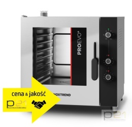 Piec konwekcyjno-parowy, 7x GN1/1, sterowanie analogowe, elektryczny, Proevo+, PPDA 107E, Inoxtrend
