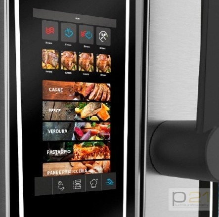 Piec konwekcyjno-parowy modułowy Helion Touch, sterowanie dotykowe, 4xGN1/1, pod urządzenia D70, OSBH41ELT, Olis