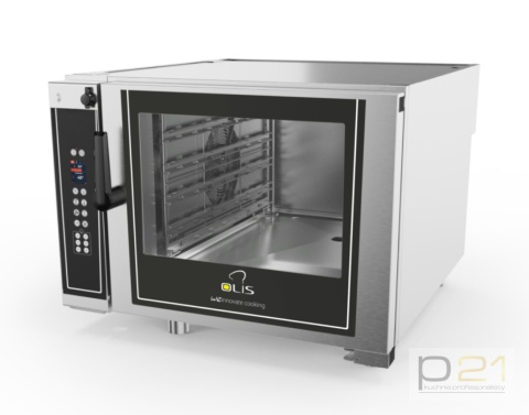 Piec konwekcyjno-parowy modułowy Helion, elektroniczny, dodatkowa grzałka górna, 4x GN1/1, pod urządzenia D70, OSBH41ETLS, Olis