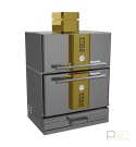 Piec opalany węglem drzewnym z szafką 400C Piec opalany węglem drzewnym z szafką 400C