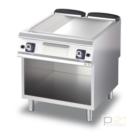 Płyta grillowa gazowa, nierdzewna, 1/3 ryflowana, na podstawie, M80, D94/10SFTGA1/3R, Diamante90, Olis