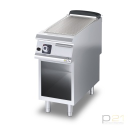 Płyta grillowa gazowa, nierdzewna, ryflowana, na podstawie, M40, D92/10SFTGAR, Diamante90, Olis