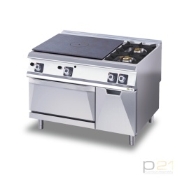 Płyta żeliwna, gazowa, 2-palniki, piekarnik gazowy, 14+10,5+8 kW, D96/25CTGGDX, Diamante 90, Olis