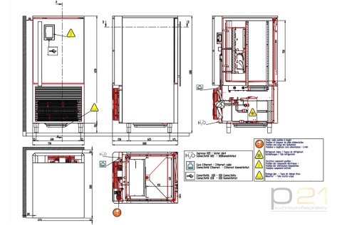 Schładzarko-zamrażarka szokowa 10x GN1/1 MULTI FROST z funkcją gotowania niskotemperaturowego, OGL10, Olis