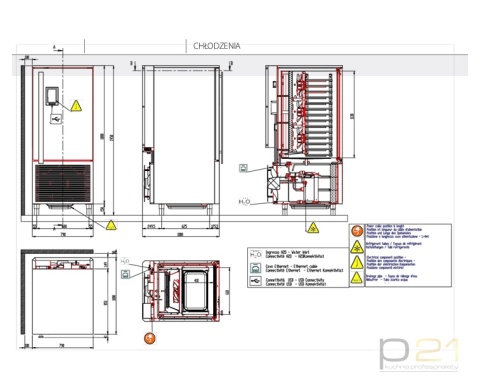 Schładzarko-zamrażarka szokowa MULTI FROST z funkcją gotowania niskotemperaturowego, 16x GN1/1, OGL16, Olis