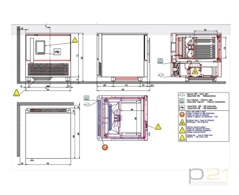 Schładzarko-zamrażarka szokowa MULTI FROST z funkcją gotowania niskotemperaturowego, 5x GN1/1, OGL05, Olis