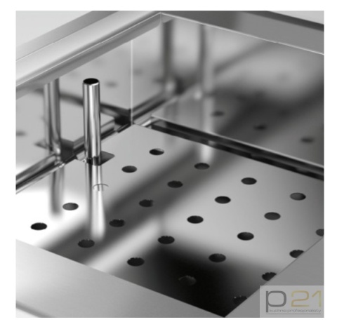 Bemar gazowy, 3 kW, 1x GN1/3 + 1x GN1/3, bez podstawy, D92/25TCBG, Diamante 90, Olis