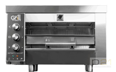 Grill do steków, elektryczny, 12,8 kW/h, ruszt 682x474 mm, przyłącze wody, Aberdeen Infinity Smart, WeGrillandMore