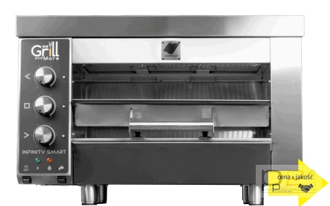Grill do steków, elektryczny, 12,8 kW/h, ruszt 682x474 mm, przyłącze wody, Aberdeen Infinity Smart, WeGrillandMore