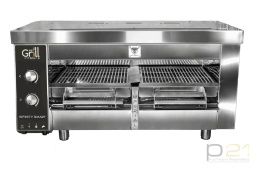Grill do steków, elektryczny, 17 kW/h, 2x ruszt 460x480 mm, przyłącze wody, Imperial Infinity Smart, WeGrillandMore