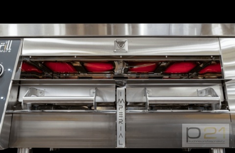 Grill do steków, elektryczny, 17 kW/h, 2x ruszt 460x480 mm, przyłącze wody, Imperial Infinity Smart, WeGrillandMore