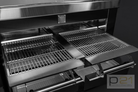 Grill do steków, elektryczny, 17 kW/h, 2x ruszt 460x480 mm, przyłącze wody, Imperial Infinity Smart, WeGrillandMore