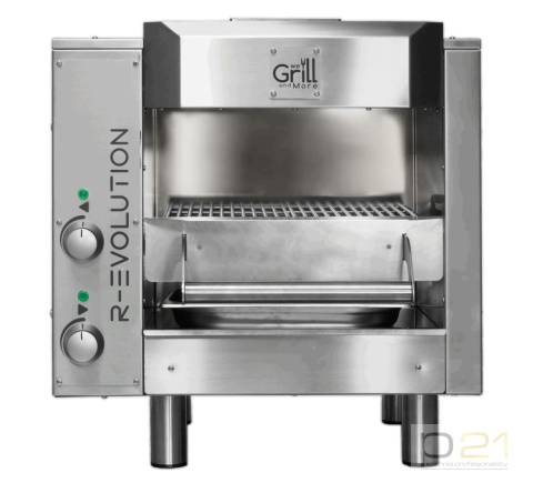 Grill do steków, elektryczny, 5kW, R-Evolution E2, ruszt 352x325mm, WeGrillandMore