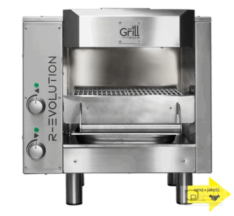 Grill do steków, elektryczny, 5kW, R-Evolution E2, ruszt 352x325mm, WeGrillandMore