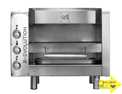 Grill do steków, elektryczny, 7,5kW, R-Evolution E3, ruszt 530x325mm, WeGrillandMore
