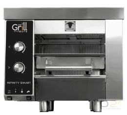 Grill do steków, elektryczny, 8,5 kW, ruszt 460x480 mm, przyłącze wody, Hereford Infinity Smart, WeGrillandMore
