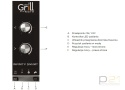 Grill do steków, elektryczny, 8,5 kW, ruszt 460x480 mm, przyłącze wody, Hereford Infinity Smart, WeGrillandMore