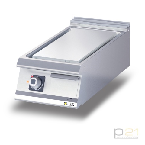 Płyta grillowa elektryczna, nierdzewna, gładka, nastawna, M40, D92/25TSFTEA, Diamante90, Olis