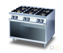 Kuchnia gazowa 6-palnikowa na podstawie 27,3 kW, Diamante 700, Olis Kuchnia gazowa 6-palnikowa na podstawie 27,3 kW, Diamante 700, Olis