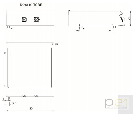 Bemar elektryczny, 5,4 kW, 2x GN1/1 + 2x GN1/3, bez podstawy, Diamante 90, Olis Bemar elektryczny, 5,4 kW, 2x GN1/1 + 2x GN1/3, bez podstawy, Diamante 90, Olis