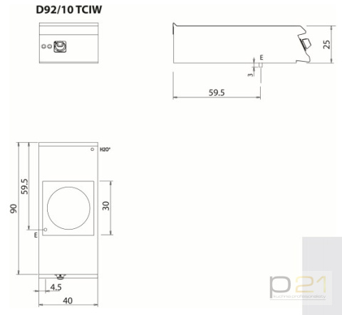 Kuchnia WOK indukcyjna, 5 kW, bez podstawy, Diamante 90, Olis Kuchnia WOK indukcyjna, 5 kW, bez podstawy, Diamante 90, Olis