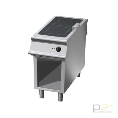 Kuchnia ceramiczna 2-palnikowa, na podstawie, 8 kW, Linia 1100, Olis Kuchnia ceramiczna 2-palnikowa, na podstawie, 8 kW, Linia 1100, Olis