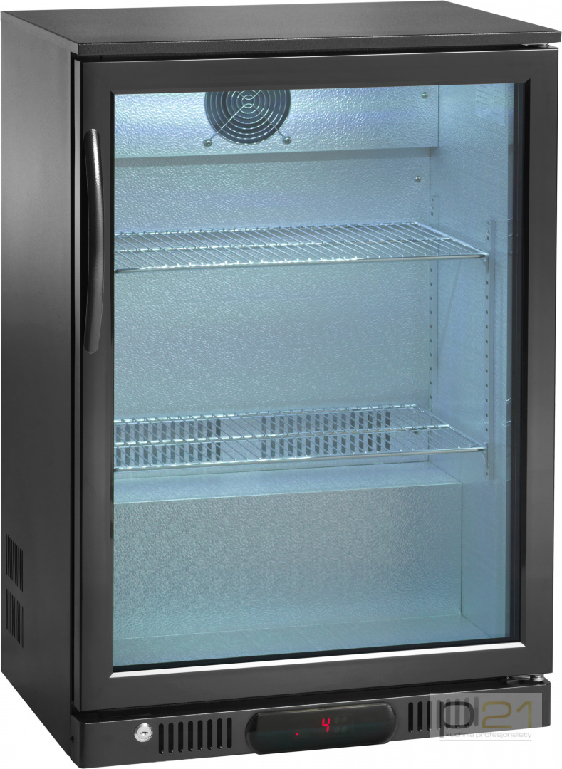 Chłodziarka barowa 1-drzwiowa otwierana, poj. 126 l, wys. 90 cm, AK101BB, Amitek
