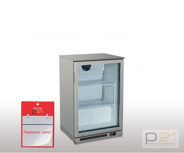 Chlodziarka barowa 1-drzwiowa poj. 126l, nierdzewna Chlodziarka barowa 1-drzwiowa poj. 126l, nierdzewna