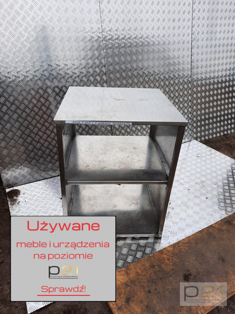 Podstawa pod zmywarkę z 2 półkami - 620x620x790 mm Podstawa pod zmywarkę z 2 półkami - 620x620x790 mm