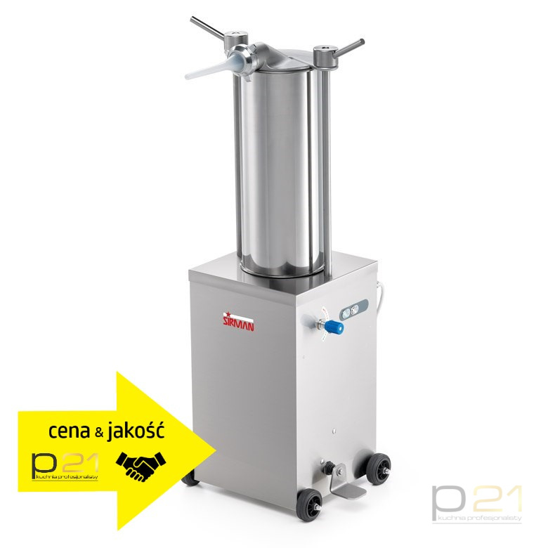 Elektryczna nadziewarka do kiełbas, pionowa, 15l, Sirman IS V 15 IDRA Elektryczna nadziewarka do kiełbas, pionowa, 15l, Sirman IS V 15 IDRA