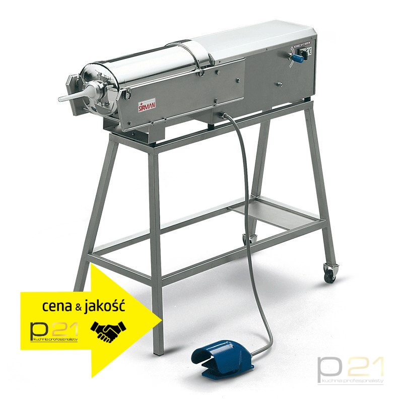 Elektryczna nadziewarka do kiełbas, pozioma, 16l, Sirman IS16 IDR Elektryczna nadziewarka do kiełbas, pozioma, 16l, Sirman IS16 IDR