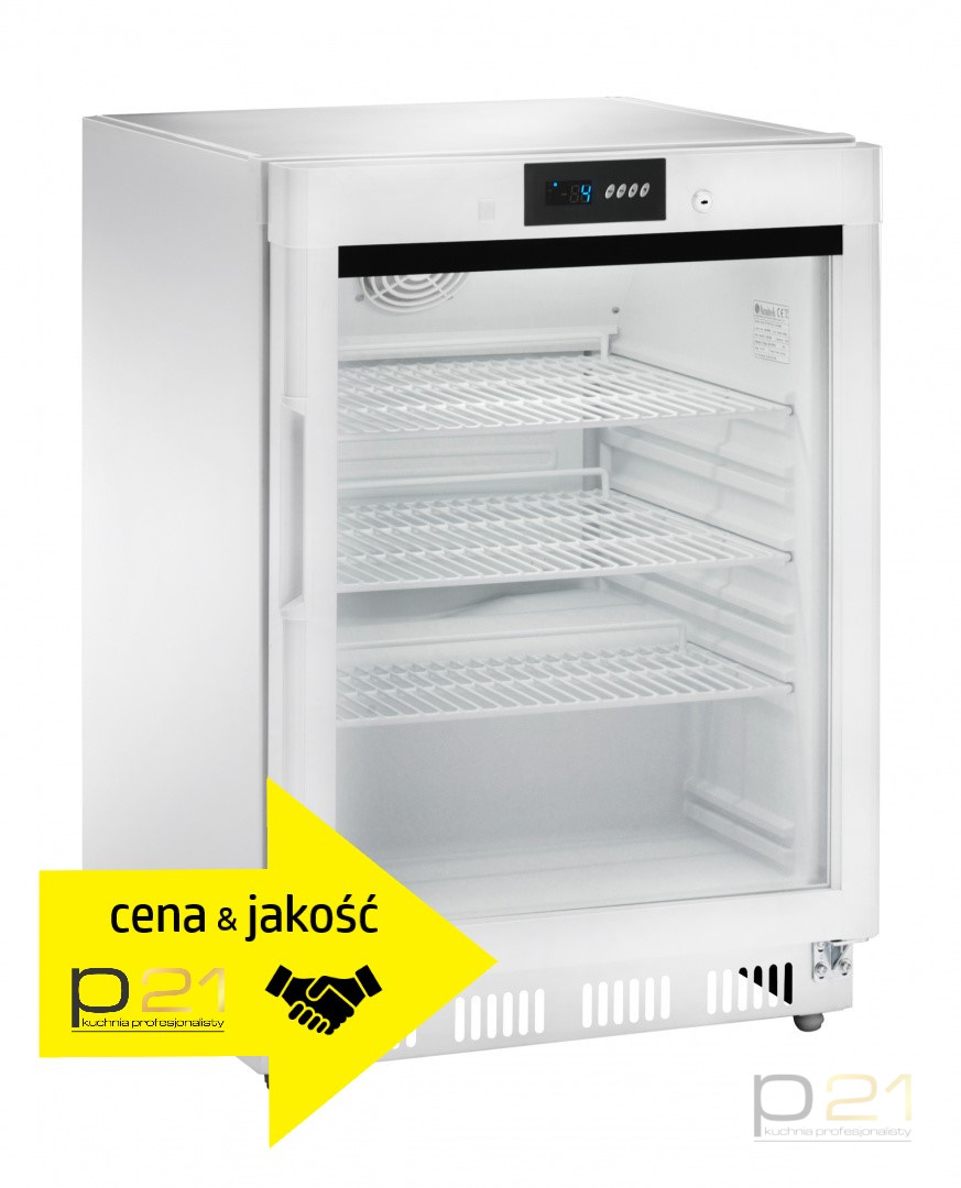 Szafa chłodnicza lakierowana przeszklona, poj. 140l, AKD200RG Szafa chłodnicza lakierowana przeszklona, poj. 140l, AKD200RG