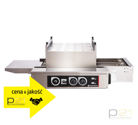 Piec do pizzy tunelowy TNM 38/45 Static, sterowanie analogowe, Pizza Group